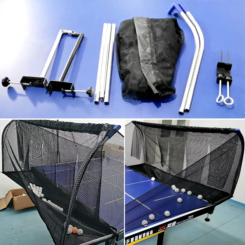 Professional Multi-Ball Training Net, Ping Pong Ball Catch Collector with Stand for Efficient Practice Sessions, Easy Storage