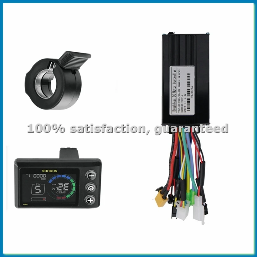 

36V 48V 26A Brushless Controller S869 Meter LCD Display 24V-72V+Throttle Kit for Electric Scooter E-Bike Repair Kit-BCBW