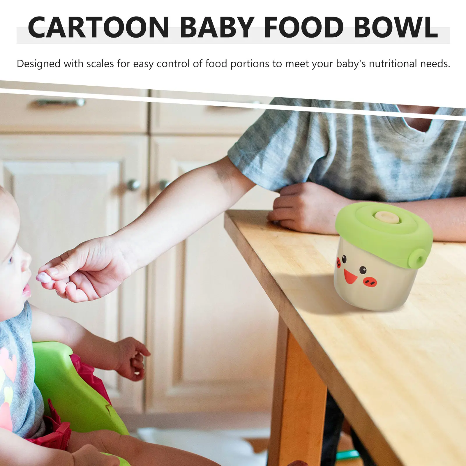 

Мини-керамическая миска для детского питания с крышкой, контейнер для приготовления яиц на пару и риса, кухонная миска для хранения, суповая миска с крышкой