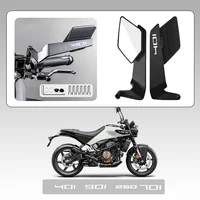 Espejo retrovisor de ala de viento fija para motocicleta, fácil de reemplazar, actualizado, para logotipo Svartpilen 250 701 401 Vitpilen Norden 901 401