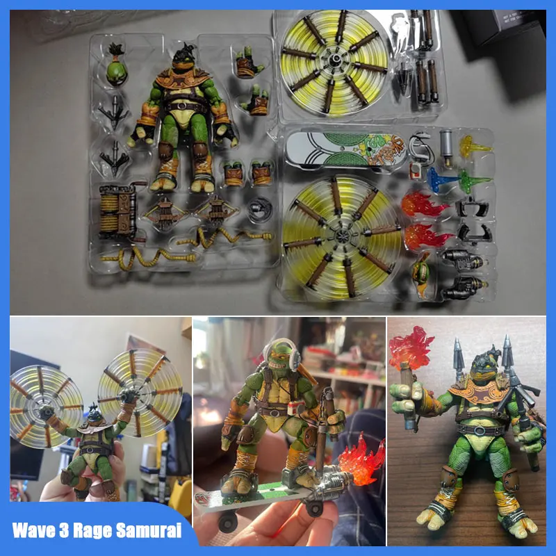 Fury Toys 1/12 Action Figure Wave 3 Rage Samurai Force Turtle Summer Anime Action Figure Model Collection Toys Customized Gifts