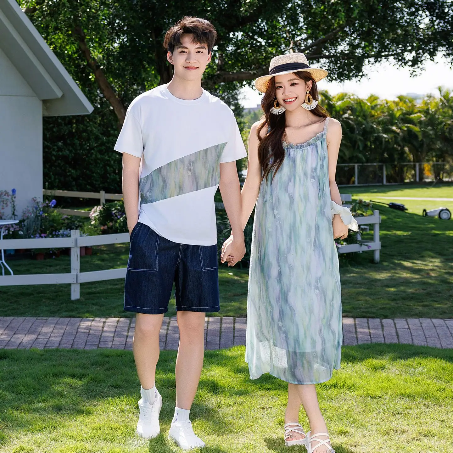 2026 Summer Ombre Family Matching Outfits 3P/4P Mom Dad Kids Beach Maxi Dress & T-shirt Shorts Set Vacation Photoshoot 4