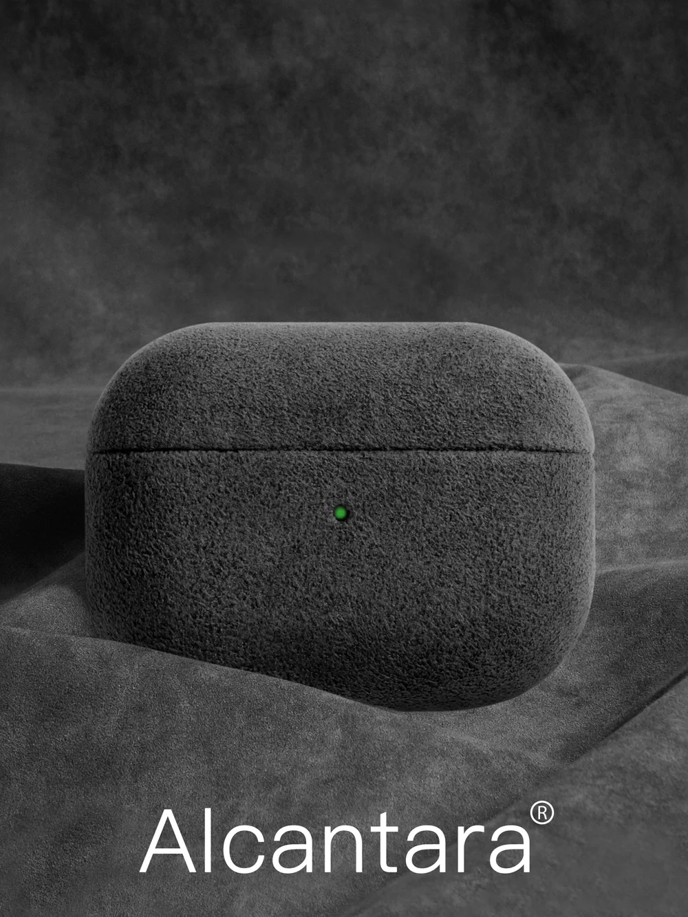 Etui ALCANTARA do AirPods Pro 3 Luksusowe skórzane etui z zamszu Bezprzewodowe etui na słuchawki Bluetooth z futerkiem — zdjęcie produktu 7
