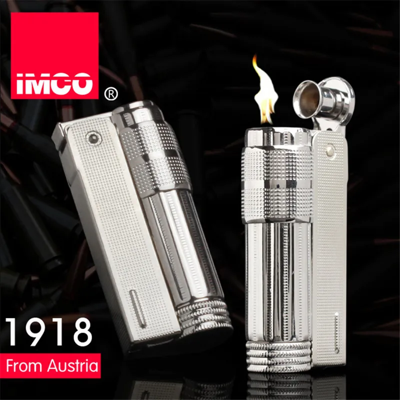 

Original IMCO Lighter Old Oil Flint Lighter Windproof Stainless Steel Cigarette Petrol Oil Lighter Inflated Gadgets Man