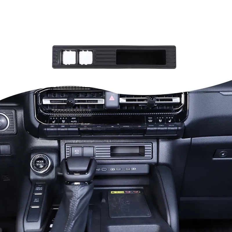 

Для Toyota Prado 2024 + автомобильные внутренние запасные части ABS, электрическая розетка с центральным управлением, ящик для хранения