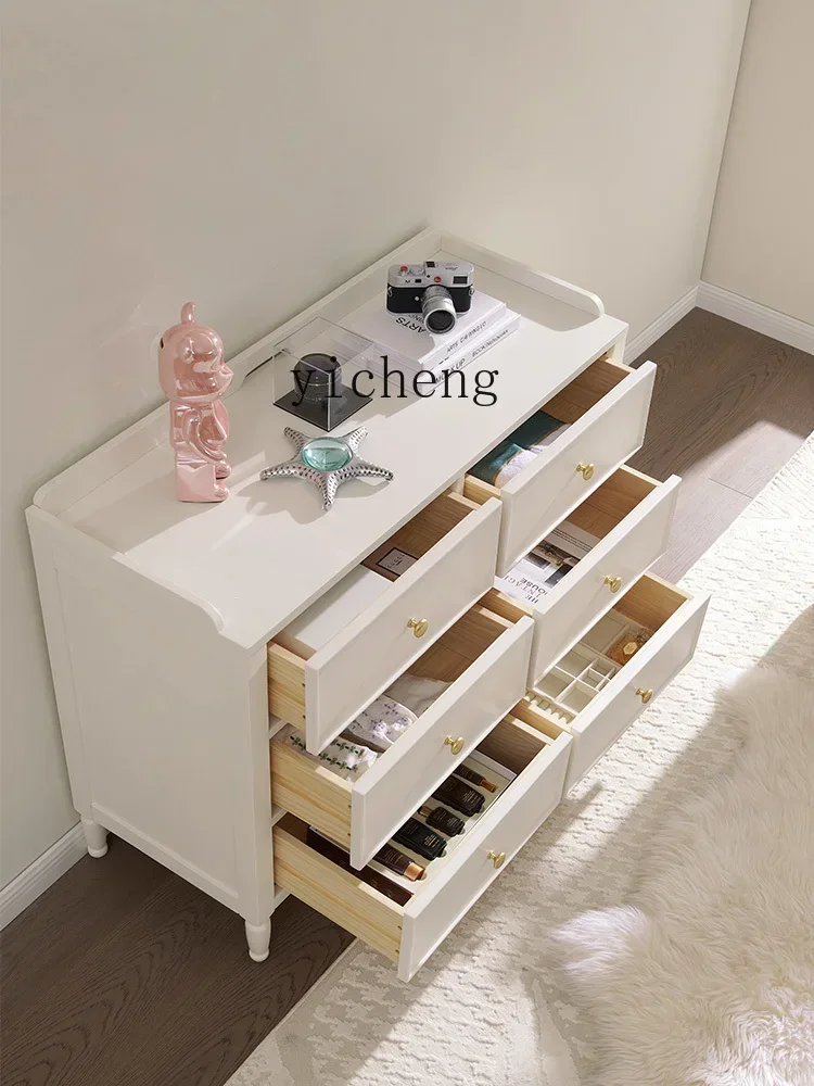 b3 Modern Solid Wood Chest of Drawers Storage Simple Home with Drawer Cabinet