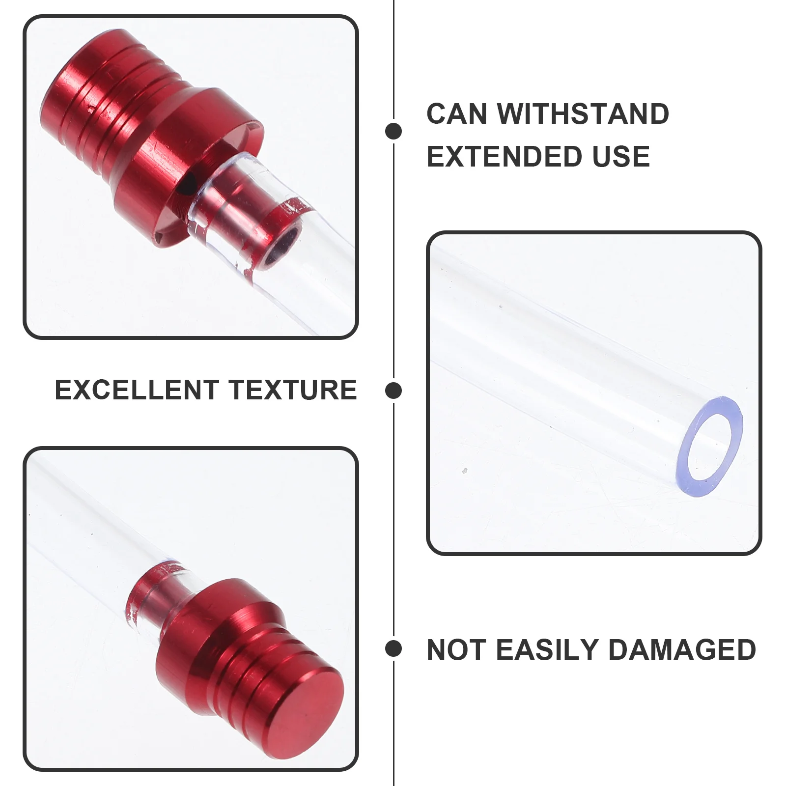 

Fuel Tank Vent Air Hose Universal Valve Tube Durable Aluminum Alloy for Atv Motorcycle Off-Road Vehicles