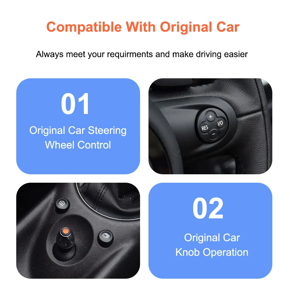 Bonroad OEM Screen Update Decoder Box For BMW Mini Cooper R55 R56 R57 Clubman Convertible CCC System Carplay Android Auto Module view 5