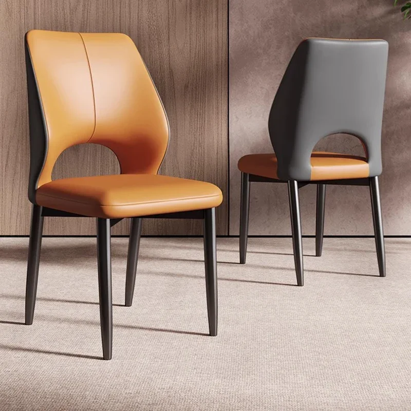 高級イタリアのダイニングチェアモダンヴィンテージ寝室ミニマリストダイニングチェア北欧白シラスパラサラデエスター家具