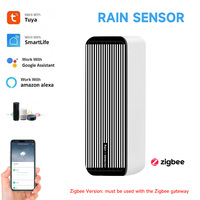 Tuya Smart Zigbee Rain Sensor Smart Life APP Remote Control 2in1 Rainwater flood Detector for House Outdoor