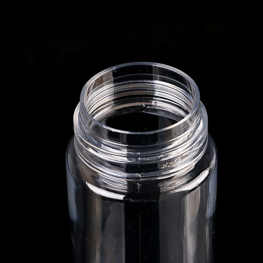 

2Pcs Clear Lightweight Press Bubbler Bottles Durable Portable Reusable Travel Shampoo Shower Gel Storage