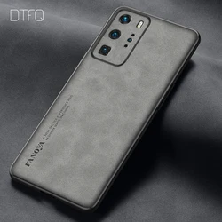 For Huawei P40 Pro Case Vintage Leather Pattern Cover Shockproof Case for Huawei P40 Luxury Leather Case for Huawei P40 Pro Plus