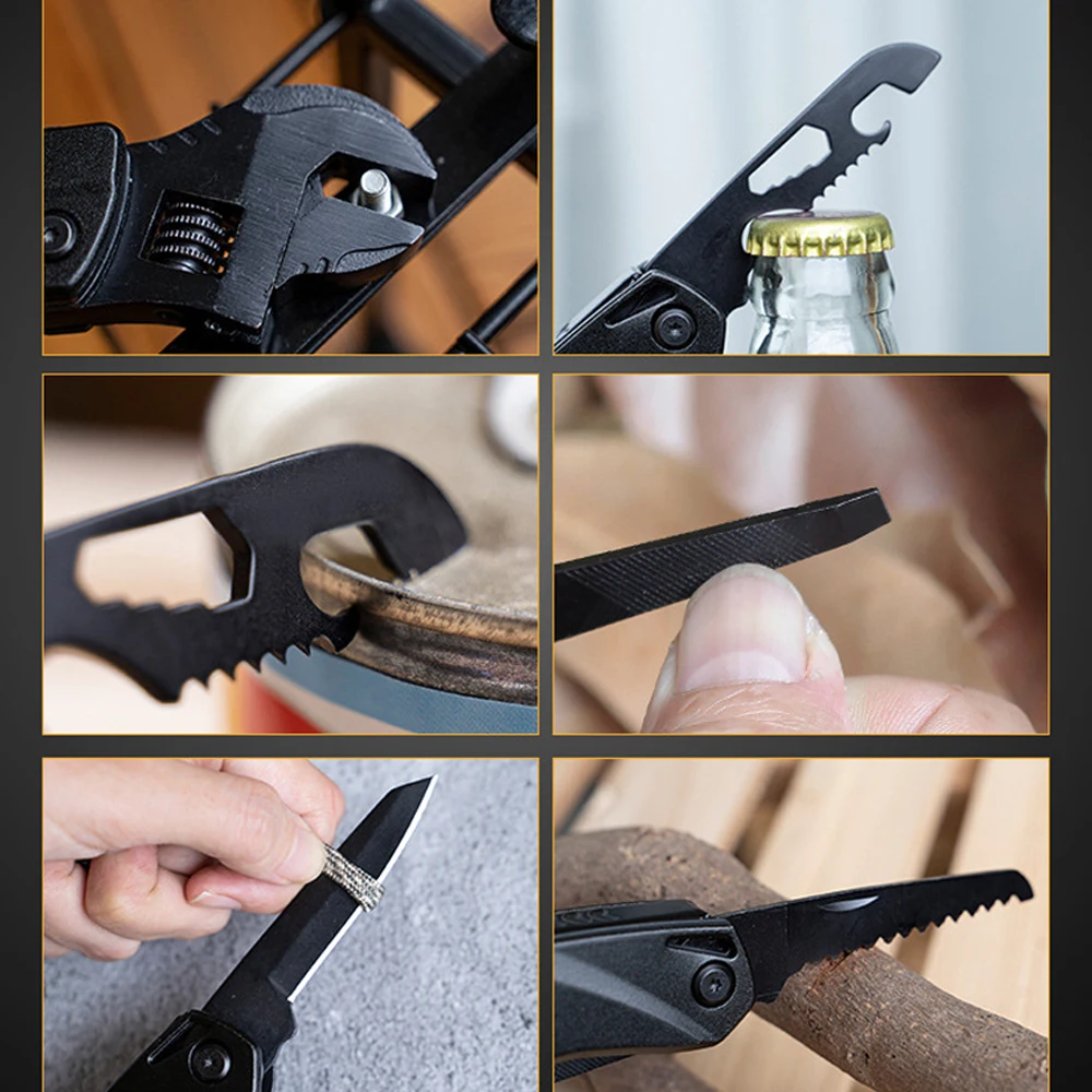 Multi Functional Wrench Hammer Combination Universal Folding Pliers Tool Wrench Universal Folding Pliers Hand Tools