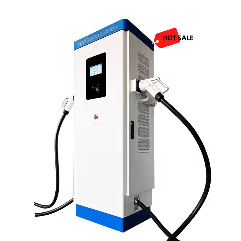60 80 120KW DC Fast Charging Station For Commercial Use OCPP1.6 CCS2 RFID POS Payment