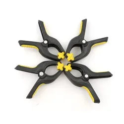 6Pcs/Pack Plastic Nylon Spring Clamp 65mm Phone Tablet LCD Digitizer Screen Fastening Clamp Non-slip Handle Repair Tool
