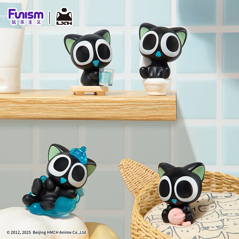 LUO XiaoHei سلسلة يومية صغيرة الجسيمات صندوق أعمى أنيمي شخصيات صغيرة دمى سطح المكتب جمع نموذج حلية اللعب هدية #1