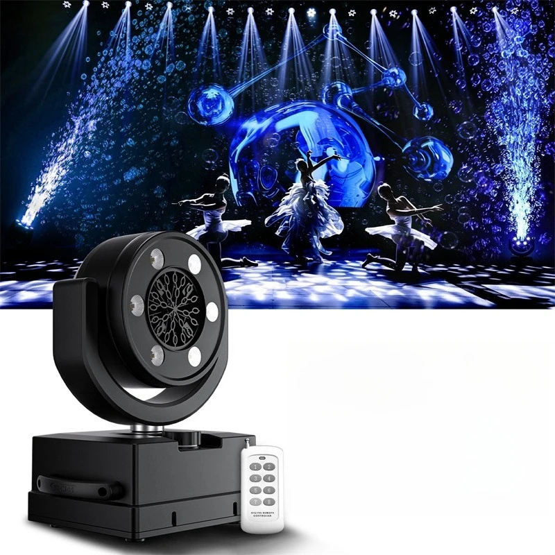Rechargeable shaking head bubble machine, suitable for weddings, concerts, and parties