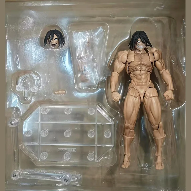 Kaiyodo Armored Titan Figuren Revoltech FANTASTISCHES YAMAGUCHI Angriff auf Titan Eren Jaeger Anime Actionfiguren Ko Modell Spielzeug Geschenk – Detail 8