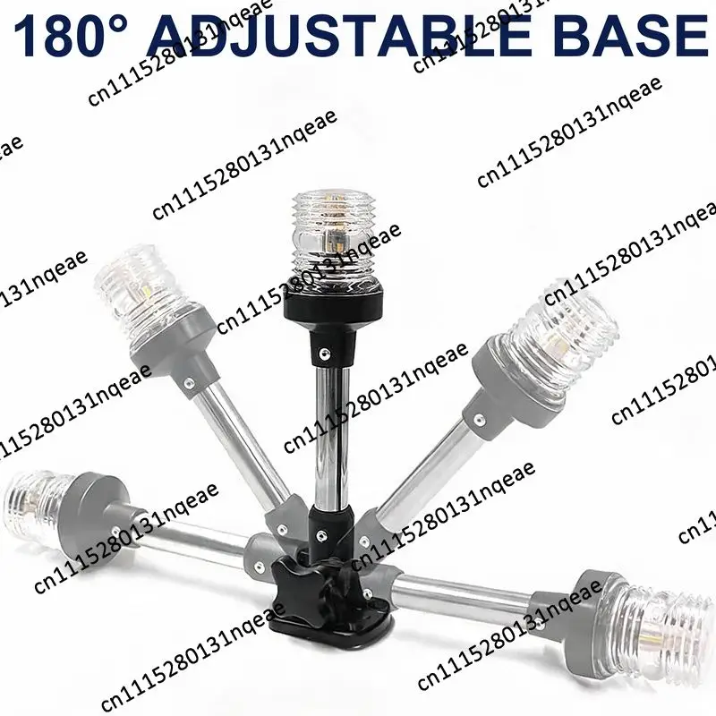 Marine LED Anchor Light Yacht Speedboat Mooring Warning Light White Ring Light Awning Ceiling Light