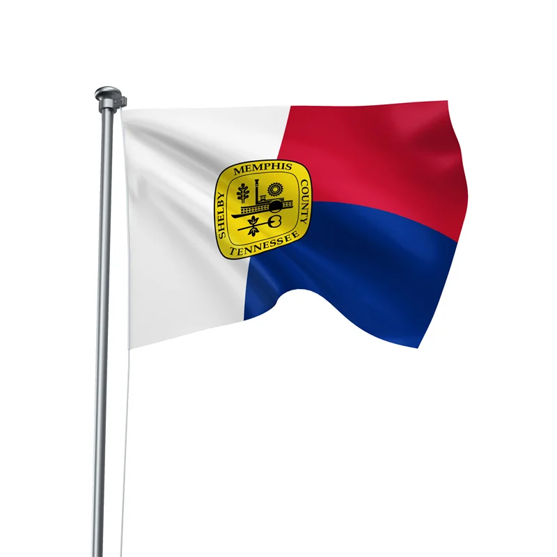 Gaslight Gatekeep Girlboss 5' x 3' Memphis Tennessee Flag Banner Polyester with Brass Grommets 150cm x 90cm