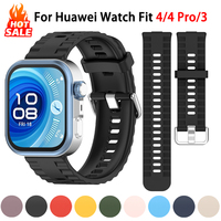 Original Strap For Huawei Watch Fit 4 Pro Watch Bracelet Correa Replacement Sport Silicone Watchband Huawei watch Fit 4 3 Band