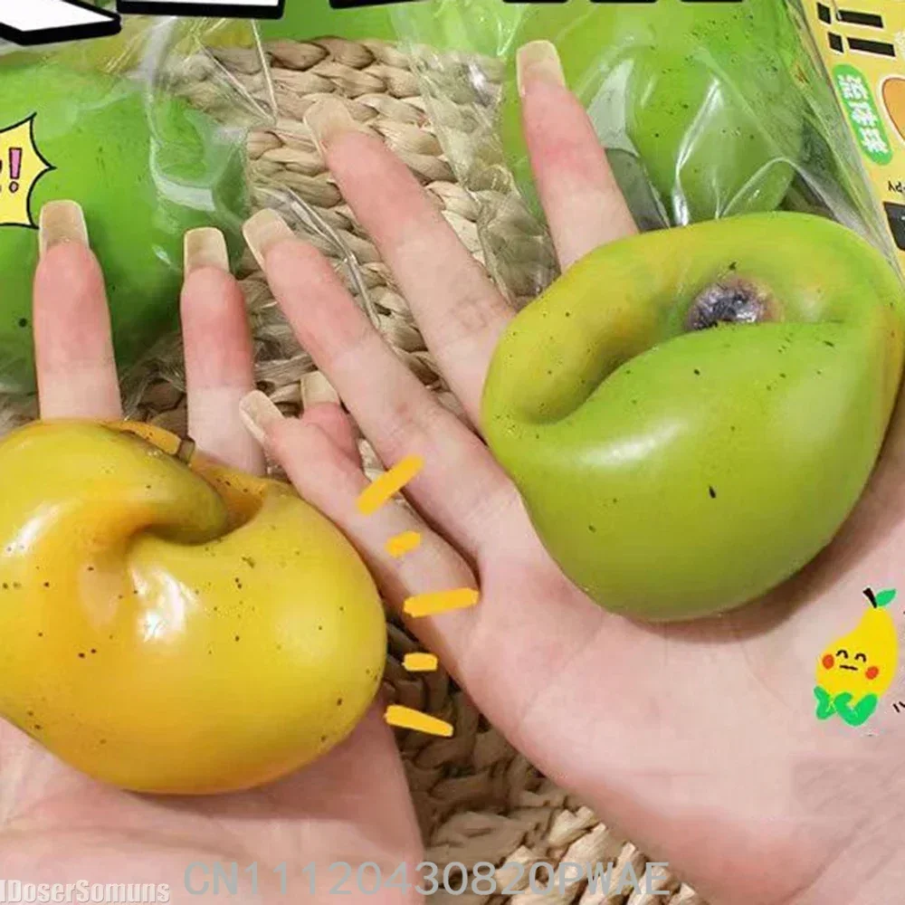 

Color Changing Kids Stretchy Toys Mango Rebound Ball for Venting Fluid Stress Relief Sensor Squeeze Toy