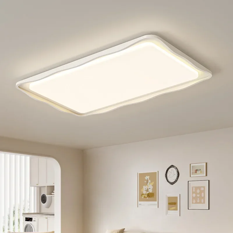 Living Room Main Light Modern Simple Atmosphere New Cream Wind Full Spectrum Bedroom Ceiling Light.