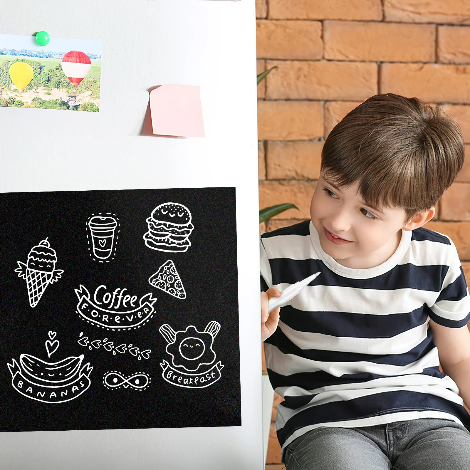 

4Pcs Liquid Chalk Pens White Dust-Free Washable Markers for Chalkboard Glass Paper Plastic Dry Erase Surfaces School