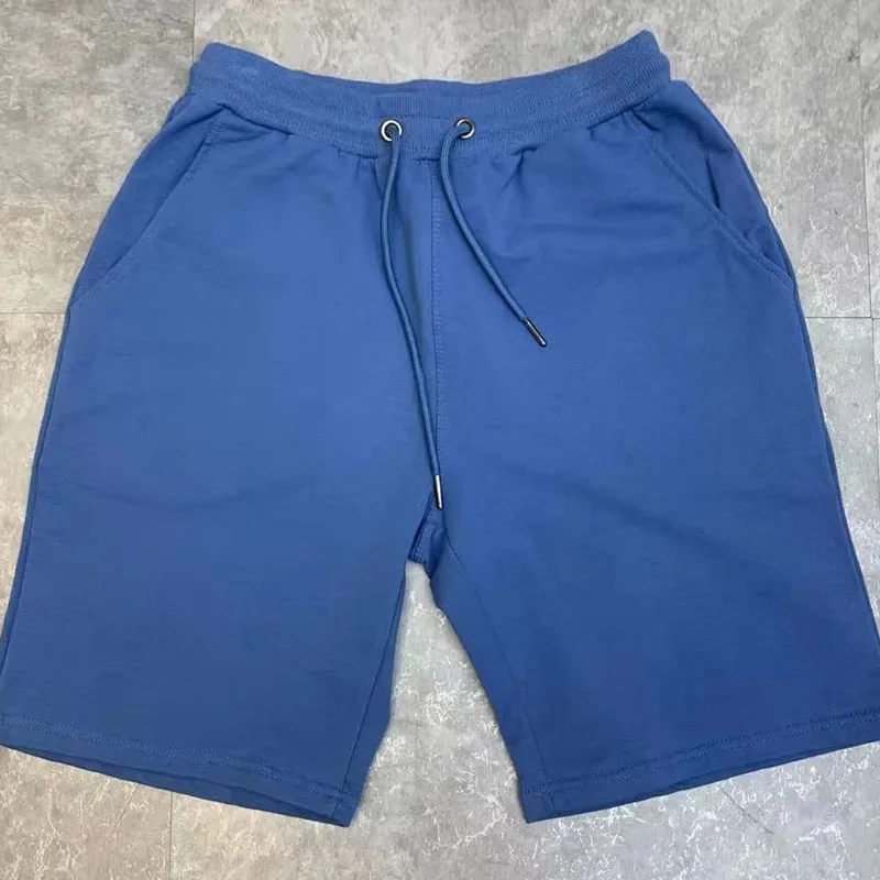 40kg-100kg Sommer neue 100% Baumwolle weiche Herren Kordel zug Taille schwarz weiß gelb rosa lässige Shorts 4xl 5xl