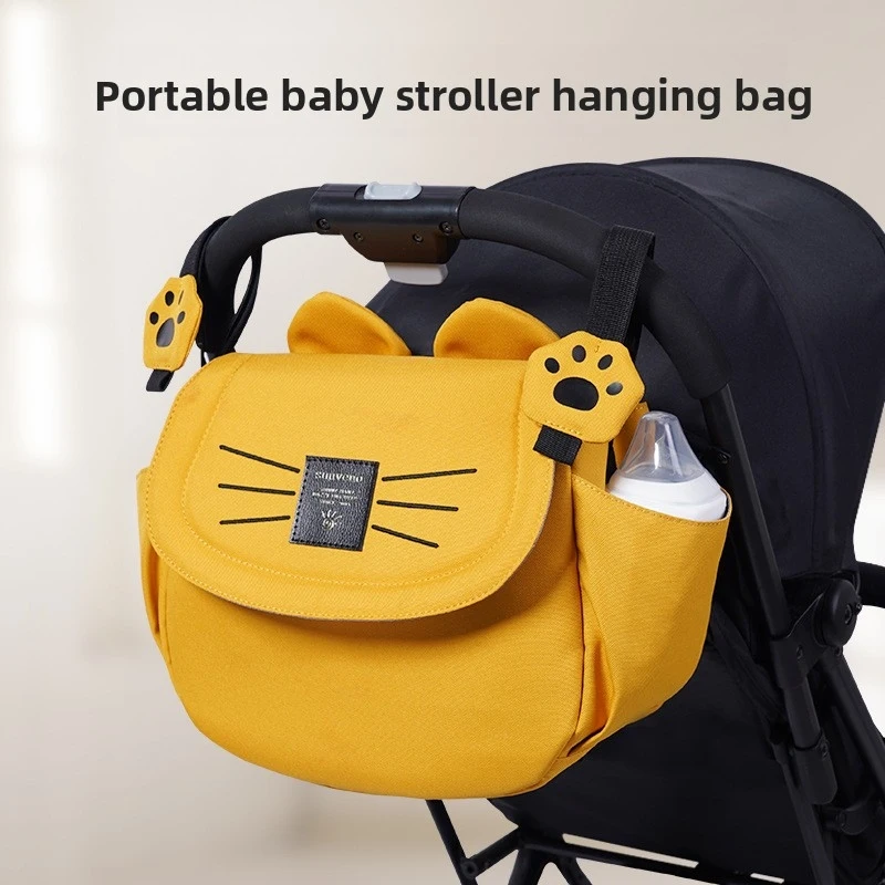 Kinderwagen-Hängetasche, Kinderwagen-Zubehör, Aufbewahrungstasche für Kinderwagen, Hängetasche für Kinderwagen, Hängebeutel, Aufbewahrungstasche