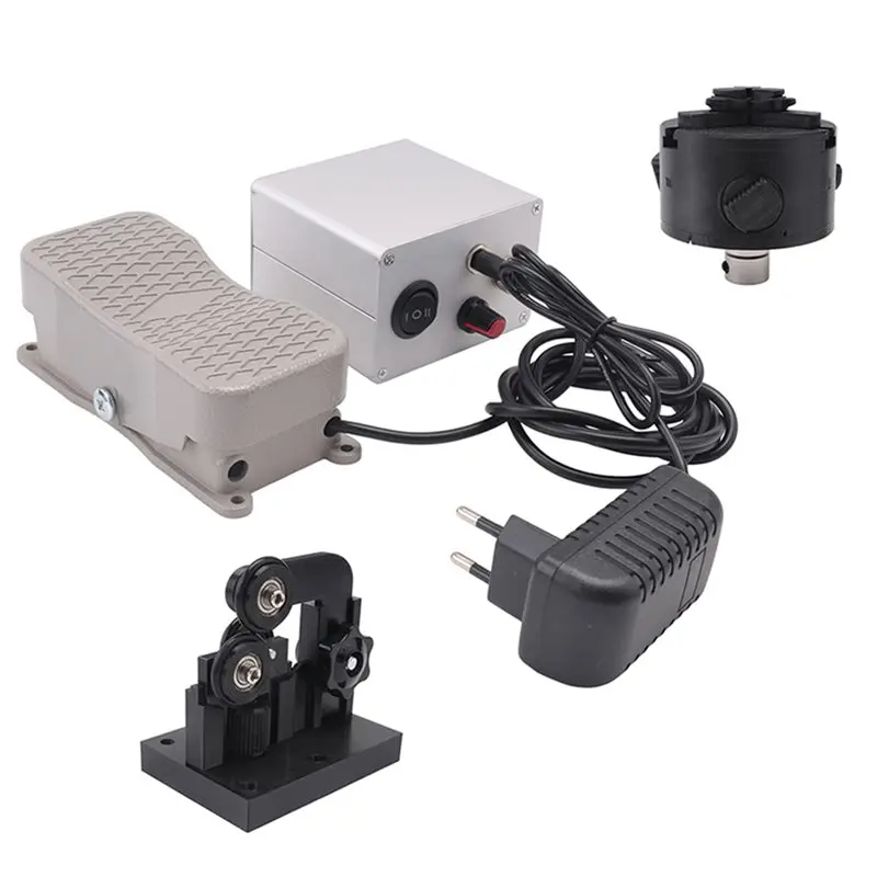 

ABMV-Fishing Rod Winding Machine Lure Winding Machine DIY Fishing Rod Building Micro Wire Wrap EU-PLUG