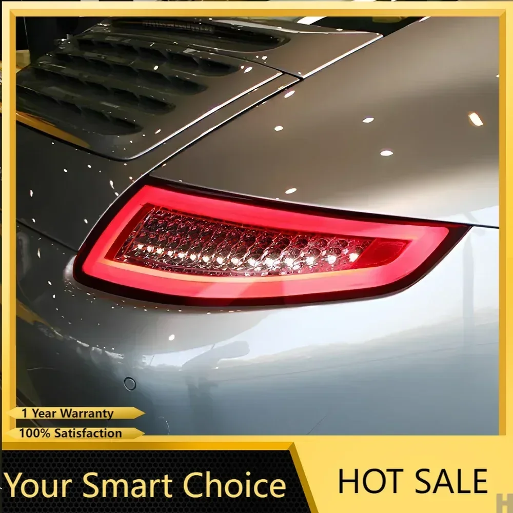 Modified Car Taillight Assembly For Porsche 911-997.1 2005-2008 LED Auto Rear Lamps Upgrade 991 Style Flashing Tool Accessories