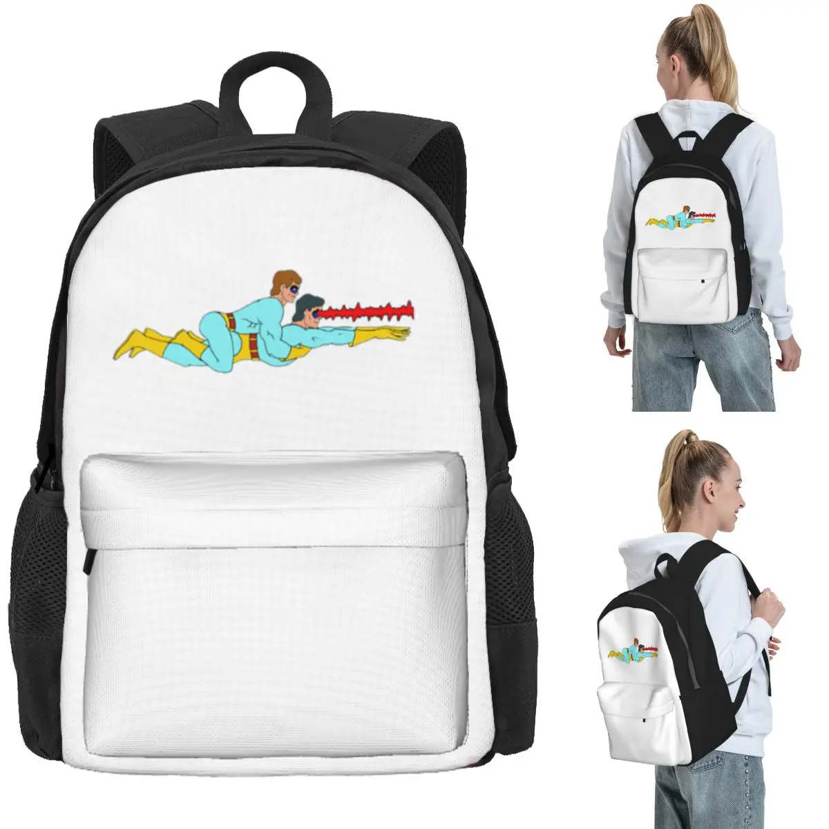 

Ambiguously Gay Duo Backpack Daypack Large Capacity Children BookBag School Bag Shoulder Bags for Men Women