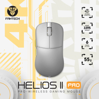 FANTECH HELIOS II PRO XD3 V3 4K Lightweight Gaming Mouse PIXART 3395 26000DPI 4000HZ TTC Gold Switch Wired& Wireless BT Mice