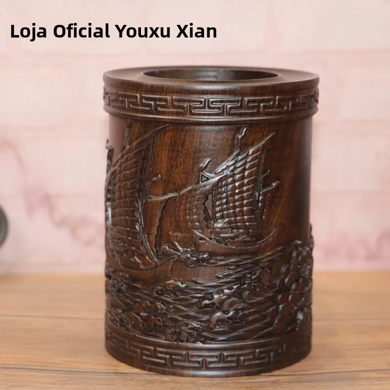 portapenne-da-ufficio-in-legno-rosso-artigianale-in-legno-di-ebano-nero-intaglio-in-vero-legno-regalo-festivo-portapenne-personalizzabile-con-incisione