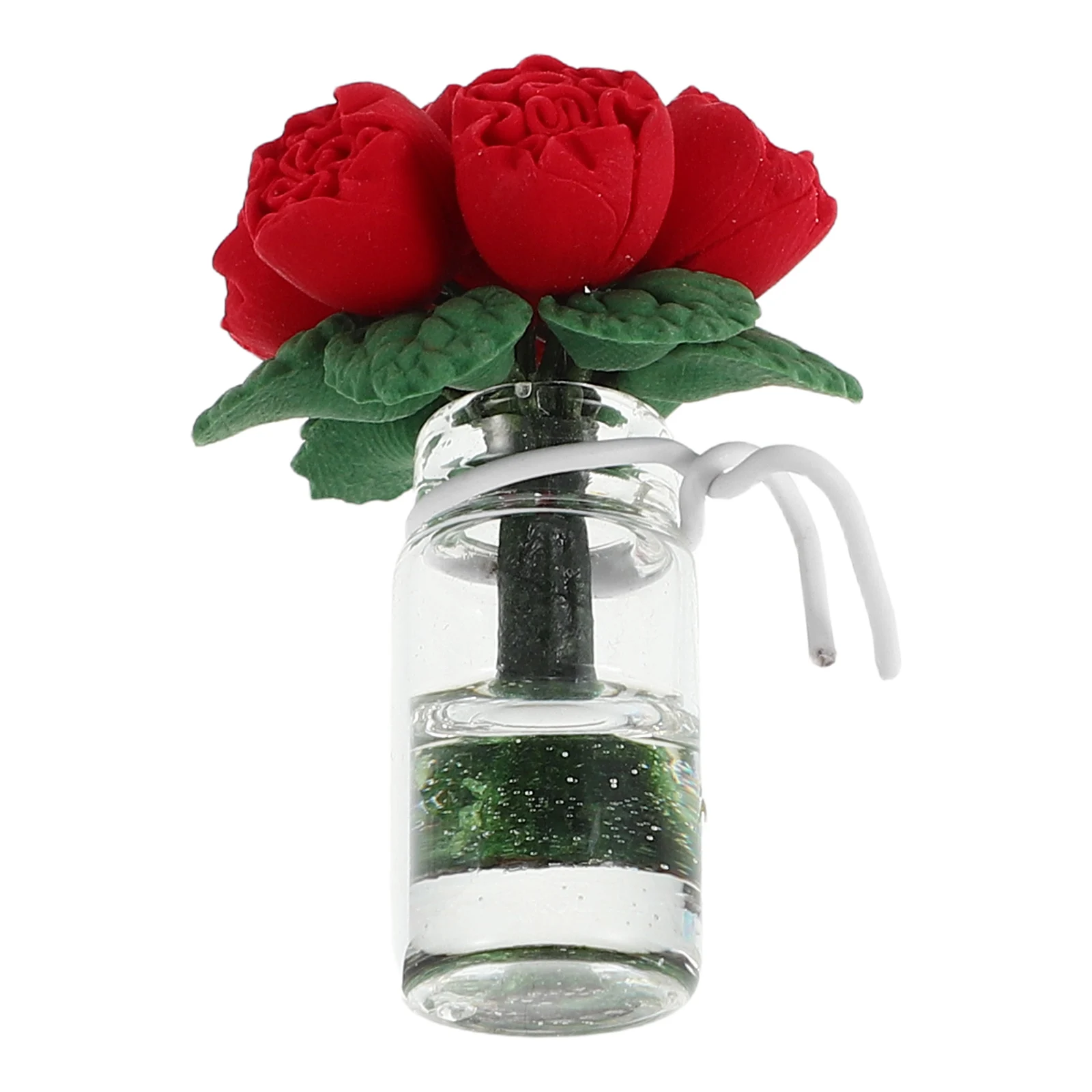 

Car Decoration Decorations Interior Rose Vase Craft Dashboard Aesthetic Plastic Compact