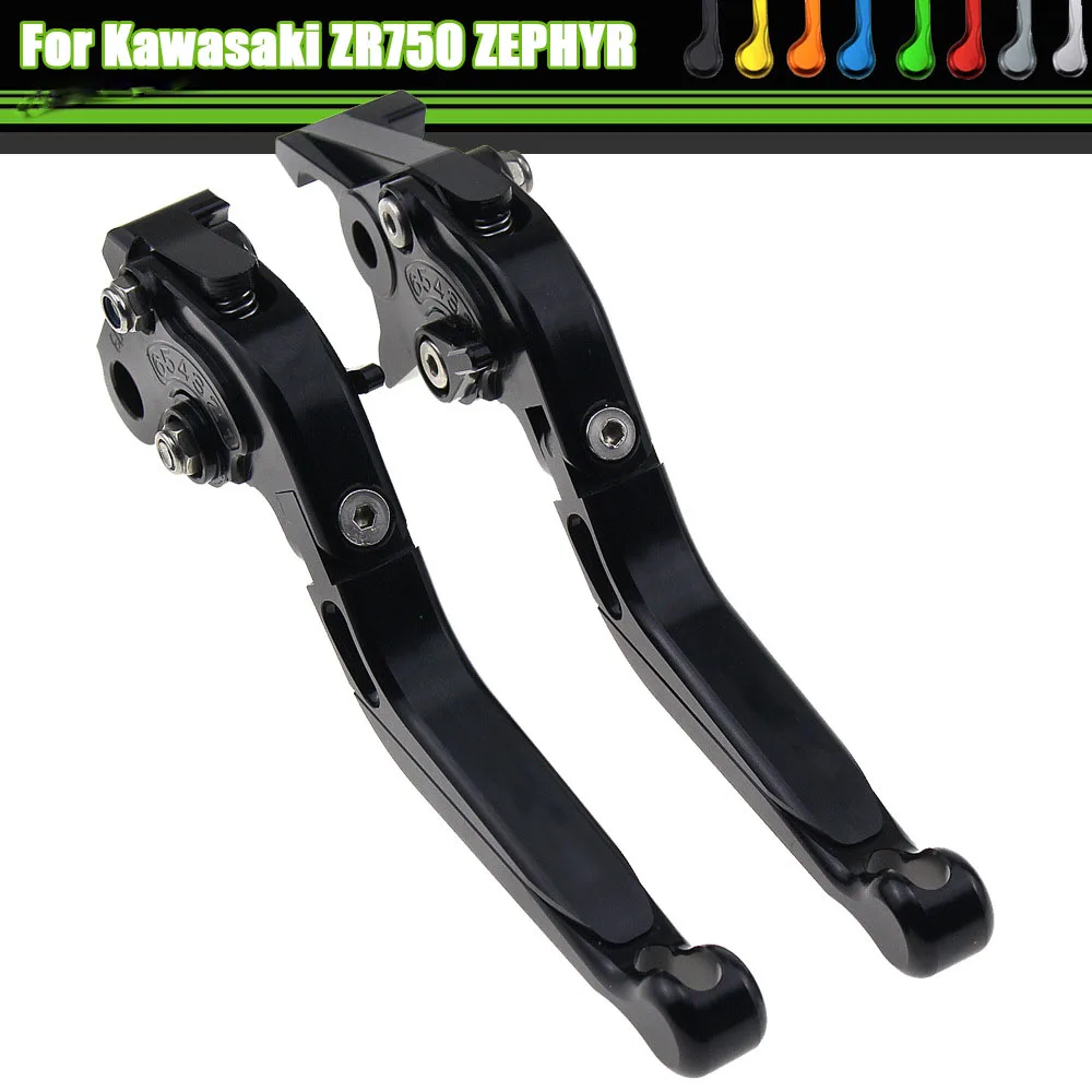 

Motorcycle Brake Clutch Levers For Kawasaki ZR750 ZEPHYR 1991-1993 CNC Folding Adjustable Modified Clutch Brake Levers Parts