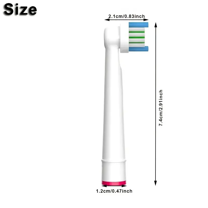 Professional Electric Toothbrush Brush Heads for Oral B Soft Replacement Head Refill Pro 500/1000/1500/3000/5000/7000/7500/8000