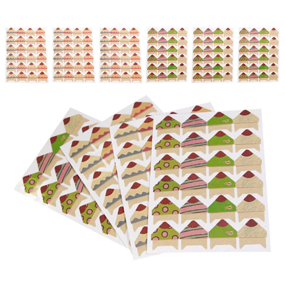 

10 Sheets Durable Self Adhesive Photo Corners Stickers Scrapbook Accessories for DIY Photo Albums Picture Corners Stickers