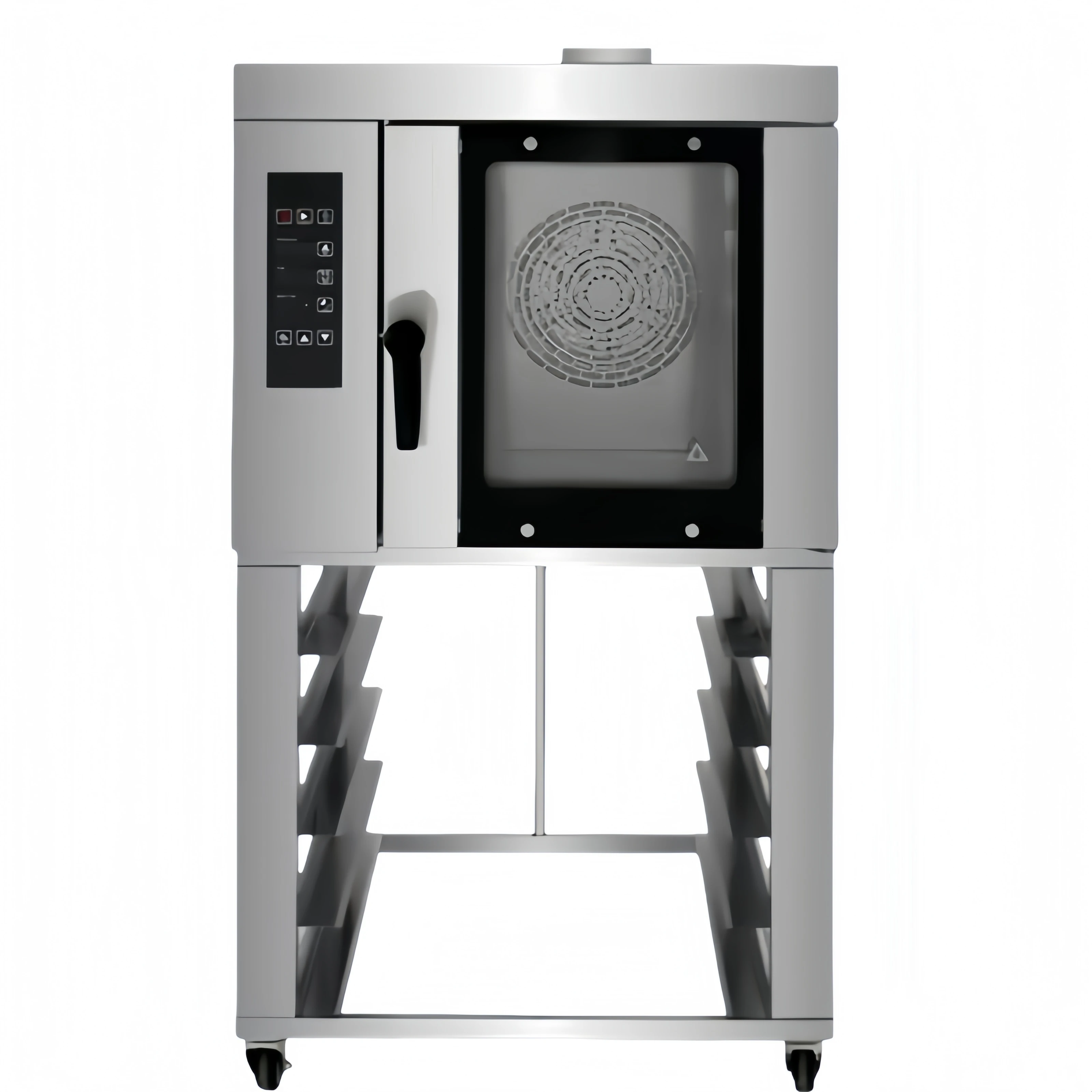 304 Stainless Steel Commercial 5/10 Trays Convection Oven Combi Oven with Steamer for Commercial Kitchen Restaurant Use