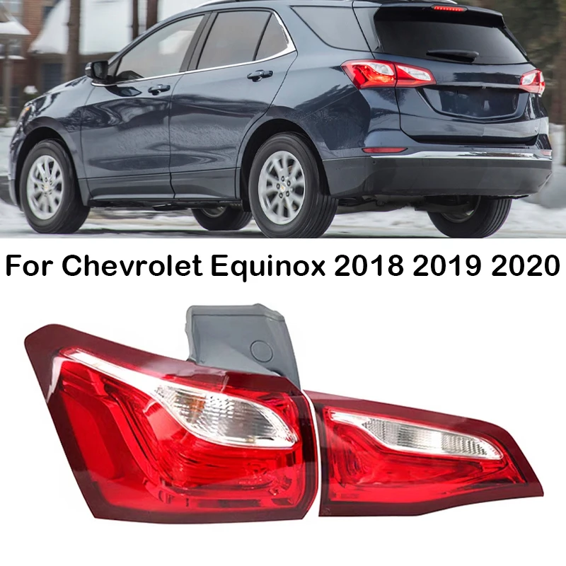 For Chevrolet Equinox 2018 2019 2020 Car Rear Tail Light Reverse Stop Brake Light Turn Signal Light Tail Lamp Assembly With Bulb