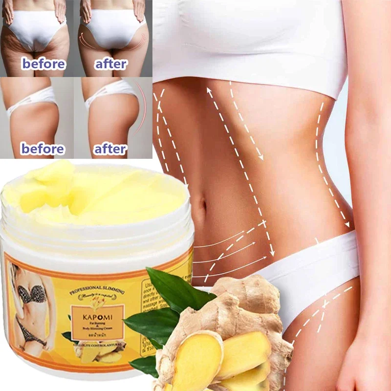 

20g/30g/50g Ginger Slimming Cream Massage Firming Cream Firming Skin Cream Fat Natural Safety Shaping Beautiful Legs Weight Loss