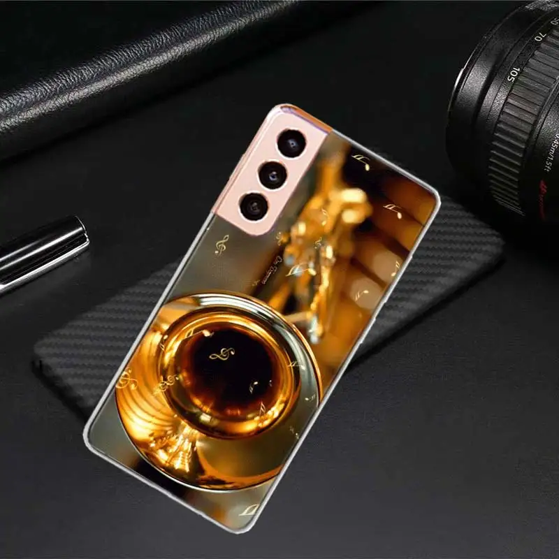 Brass Instruments Phone Case For Samsung S21 S23 FE S20 Plus Galaxy S24 S22 Ultra Capa S10 S10E S9 S8 S7 Edge Cover TPU Fundas S