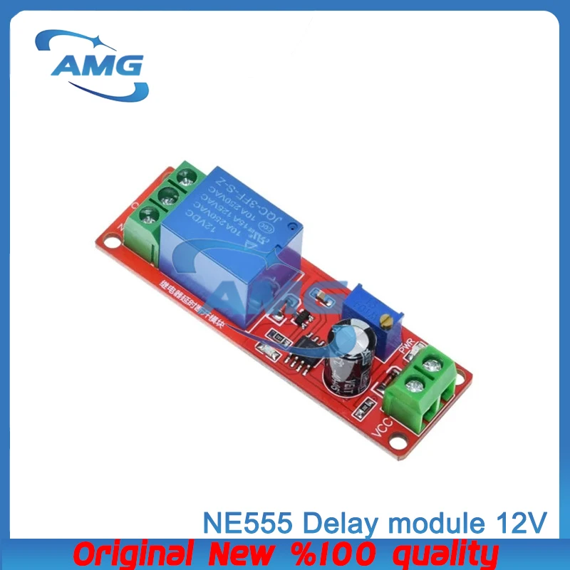 1PCS H-X-Y NE555 Delay module 12V monostable switch relay delay on/off switch automotive electrical appliances