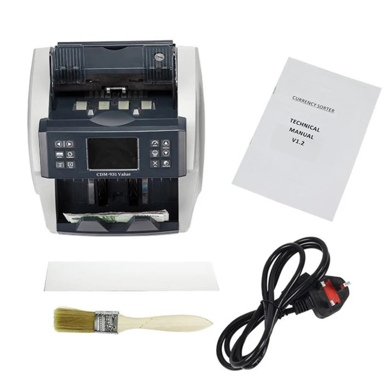 Machine Money Mix Value Note Cash Counting Machine Multi Currency Automatic Bill Counting