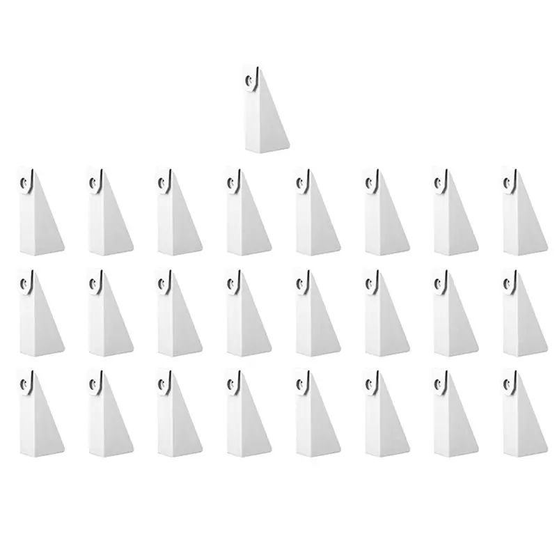 

Feb.25 Pcs White Aluminum Gutter Wedges For 5-Inch K-Style Gutters, Levels Rain Gutters On Angled For Roof Pitch