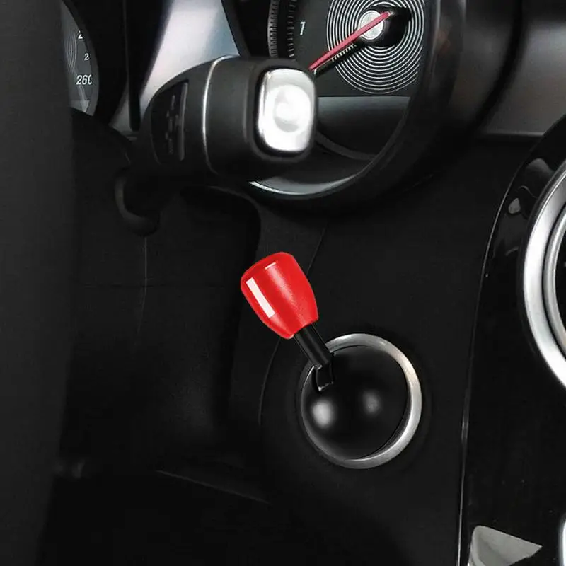 Car Engine Start Stop Button Joystick Auto Push Engine Start Rocker Button Zinc Alloy Car Push Start Button Lever For Sedans RVs