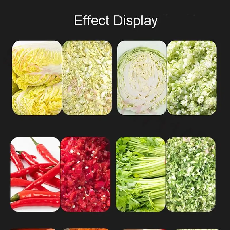 

Vegetable Chopped Machine Electric Cutter Dumpling Stuffing Ginger Garlic Chili Meat Vegetable Stuffing Grinder 500W