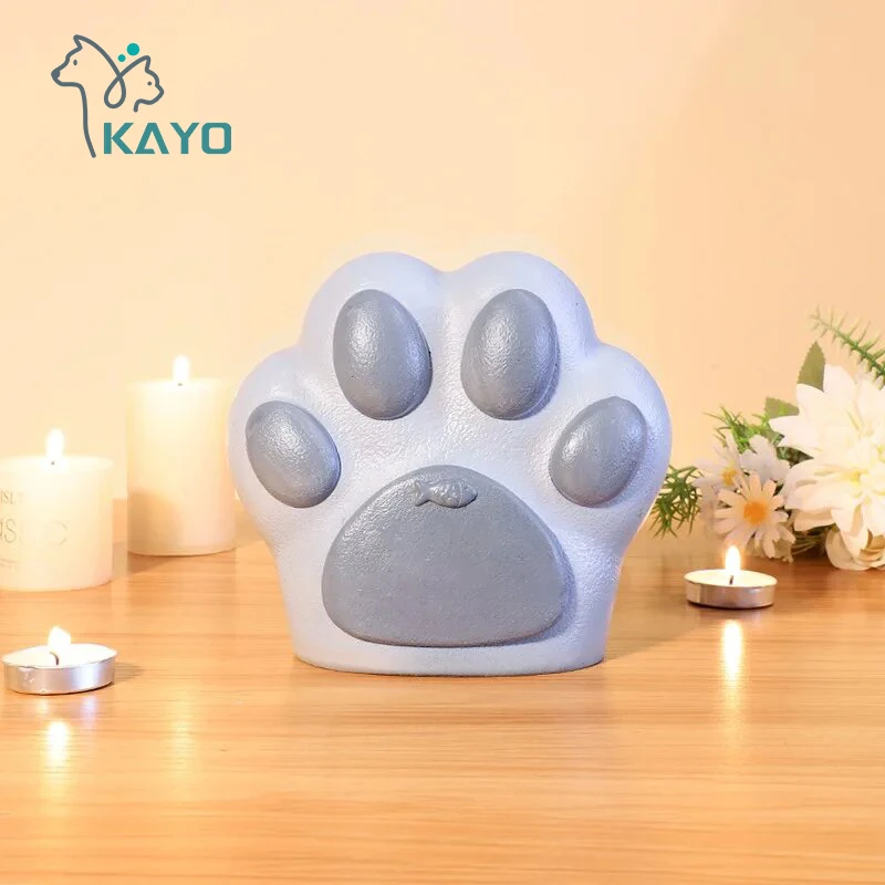 Creative Pet Resin Ash Box Dog Cat Memory Preserving Ash Box Animal Funeral Supplies Coffin Box Pet Supplies