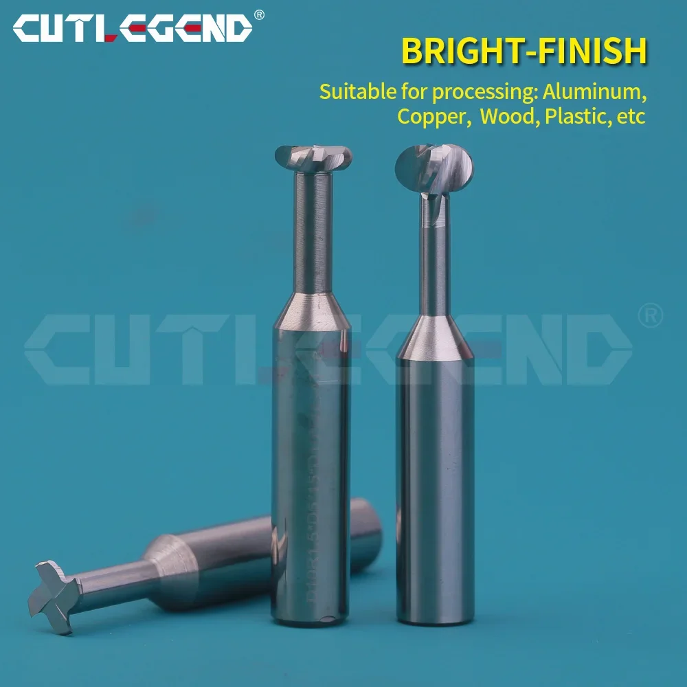 Radius Corner T Slot End Mill CNC Carbide Cutter Concave Arc Machining Aluminum wood Tools 3mm 4mm 6mm-20mm R0.5 R1 R1.5 R2